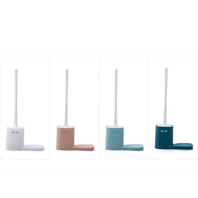 Wholesale New Design Durable Wall Mounted Standing Toilet Cleaning Brush With Holder For Bathroom